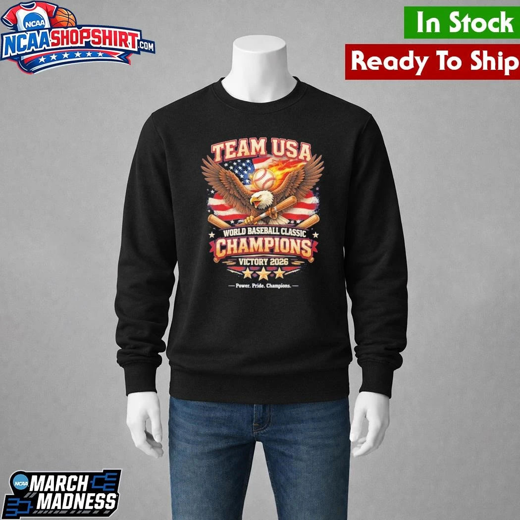 Team USA World Baseball Classic Champions Victory Shirt