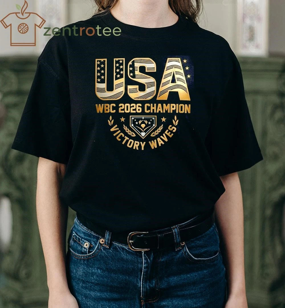 Team USA victory waves World Baseball Classic 2026 Champion T-shirt – Limited Edition Nkctees