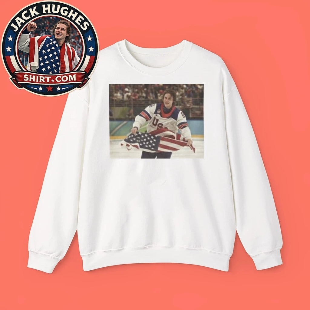 Team USA vs Canada Jack Hughes Golden Goal 2026 USA Hockey Tee Shirt