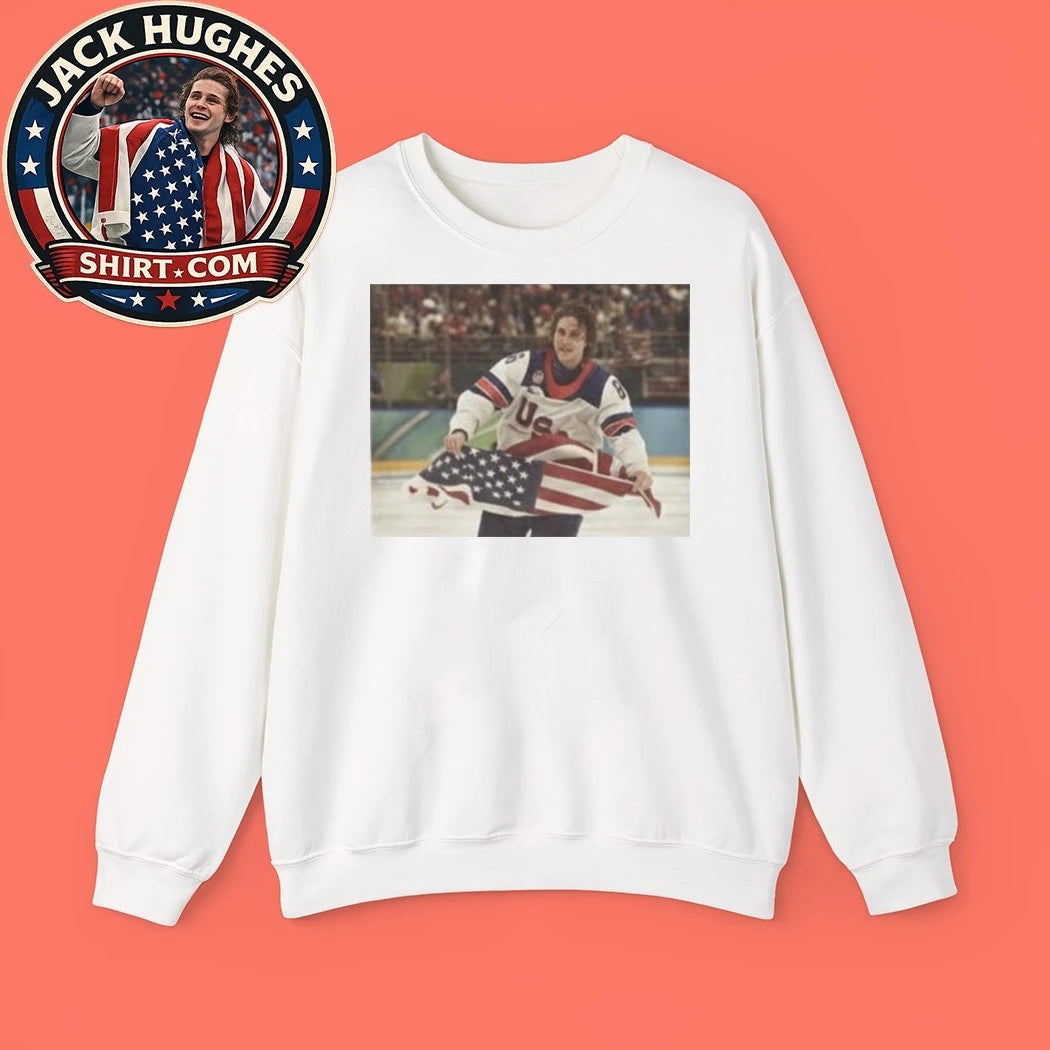 Team USA vs Canada Jack Hughes Golden Goal 2026 USA Hockey Tee Shirt