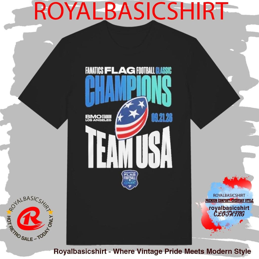 Team Usa Football Flag Football Classic Champions Shirt