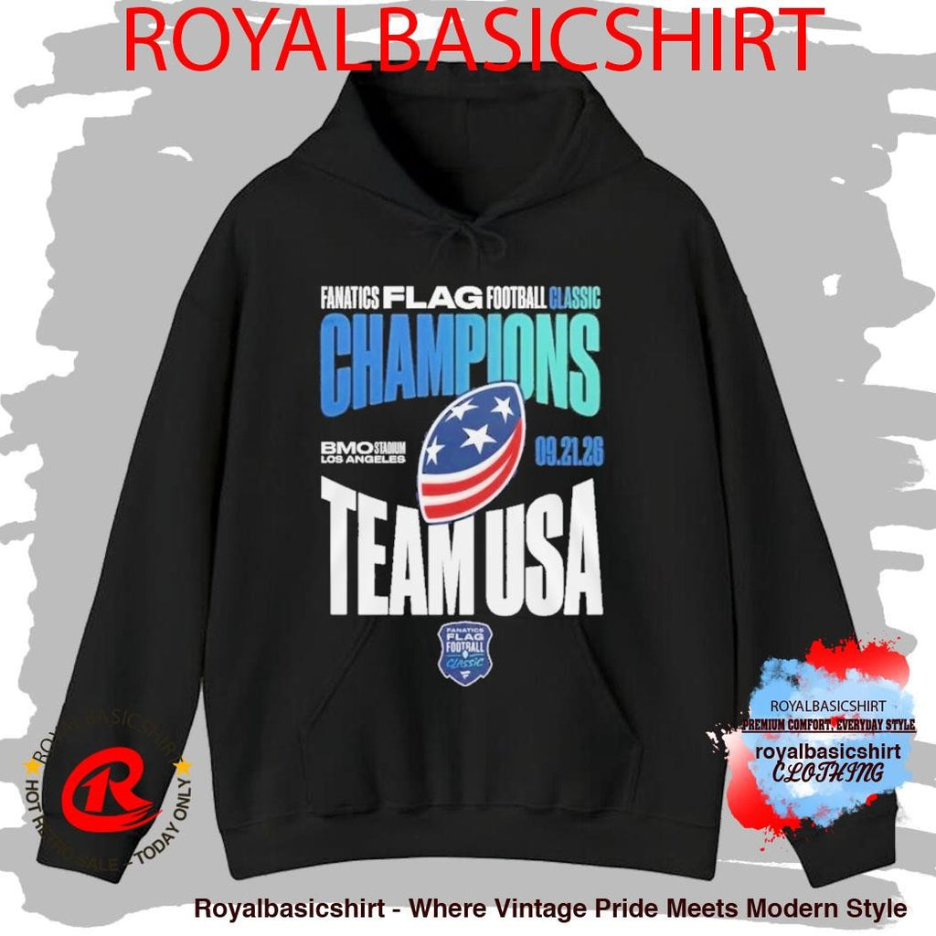 Team Usa Football Flag Football Classic Champions Shirt