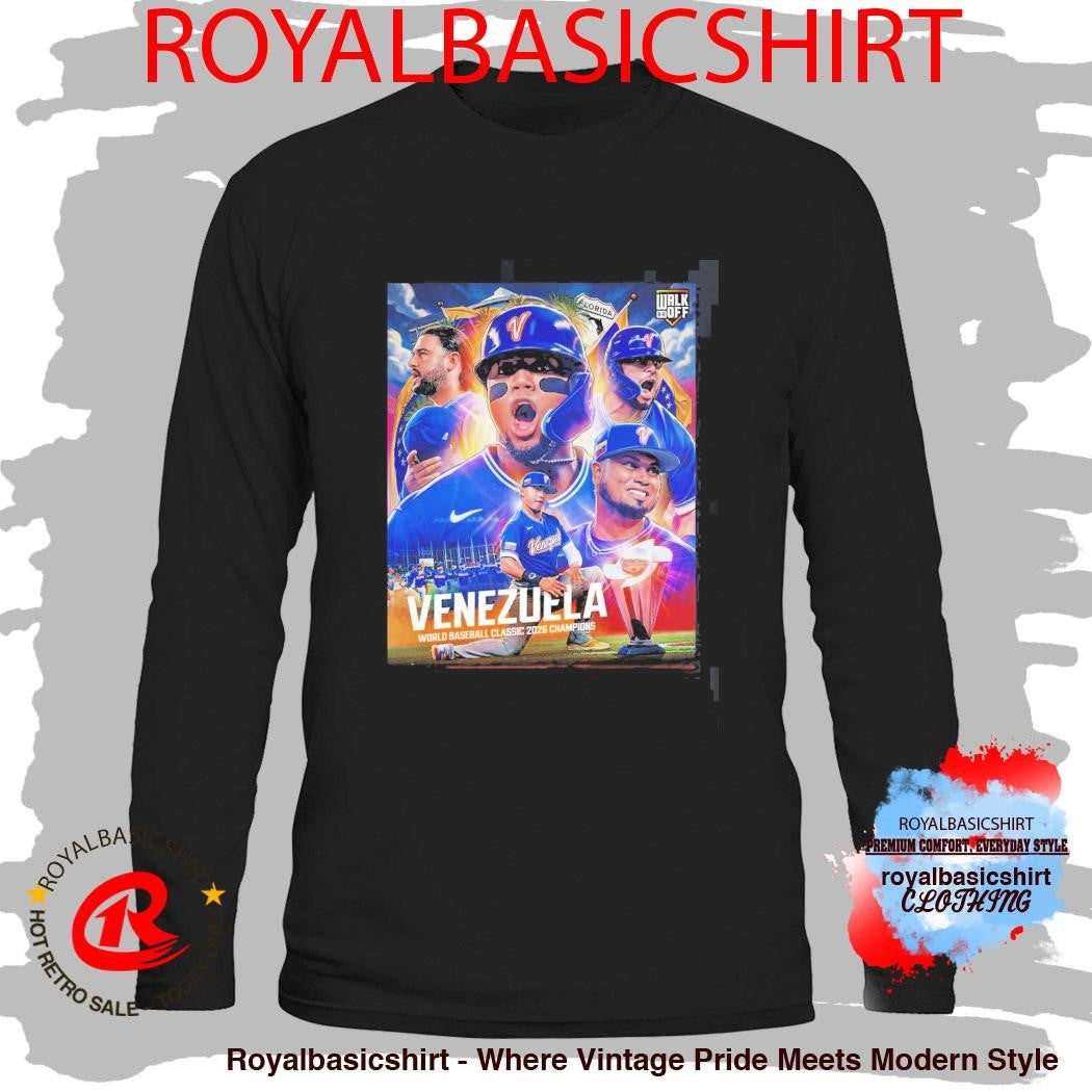 Team Venezuela Defeat Team USA To Become World Baseball Classic 2026 Champions First Time Ever T-Shirt