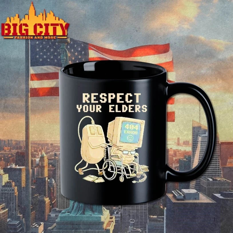 Tech 404 Error Hilarious Respect Your Elders shirt