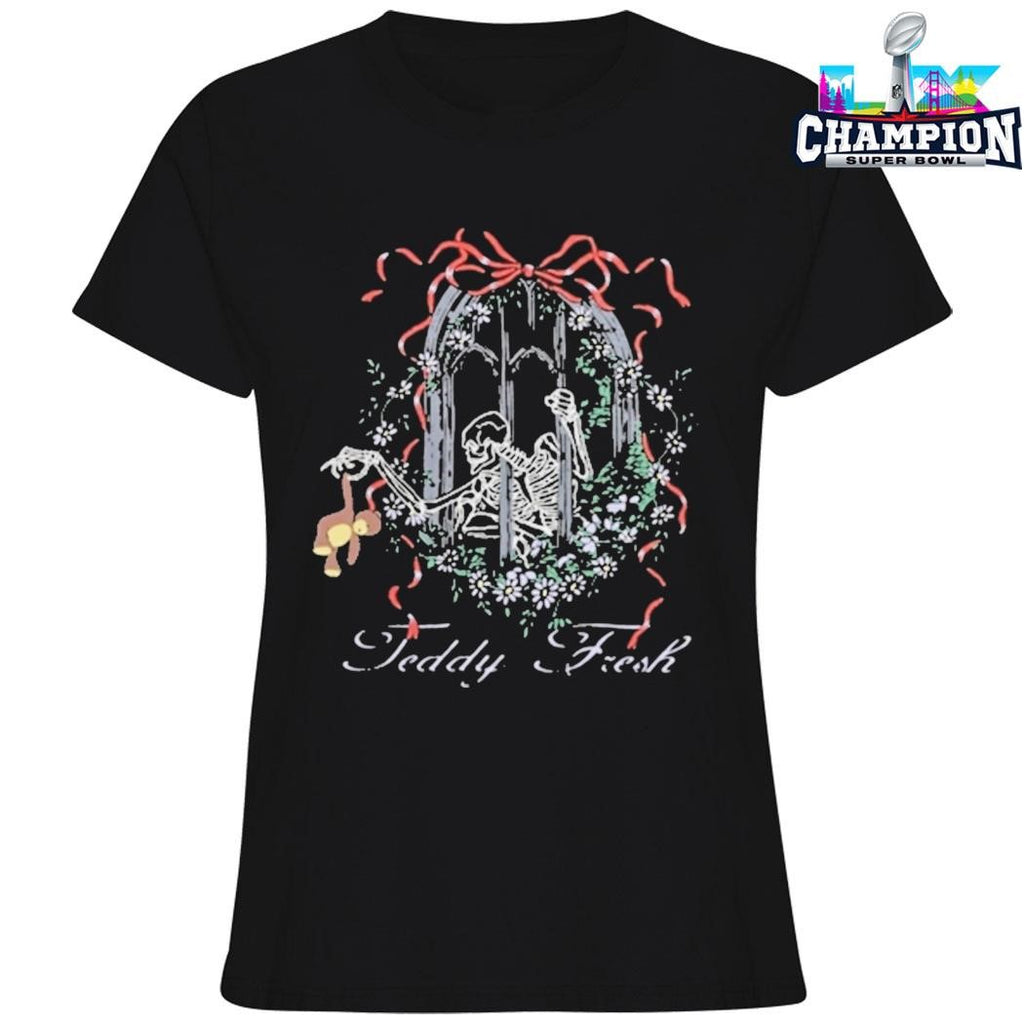 Teddy Fresh Skeleton Gothic Window Shirt