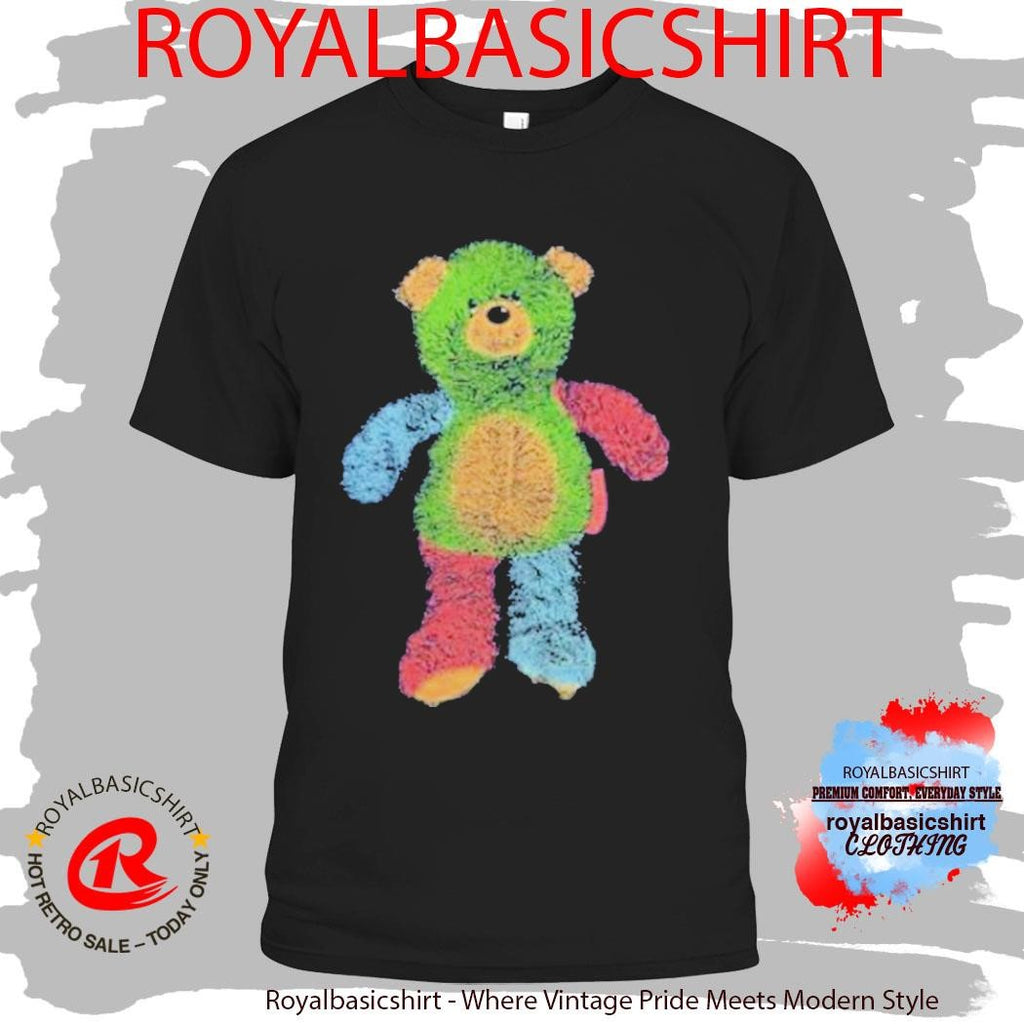Teddy Plush Bear Press Print Rhys Brown Shirt