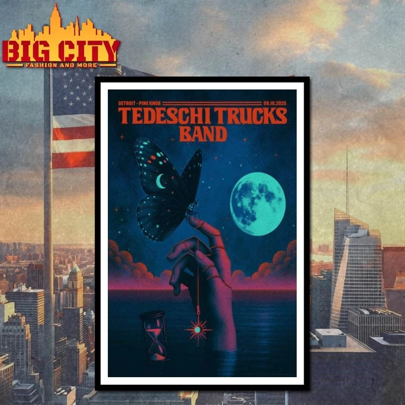Tedeschi Trucks Band Detroit MI Pine Knob Poster shirt