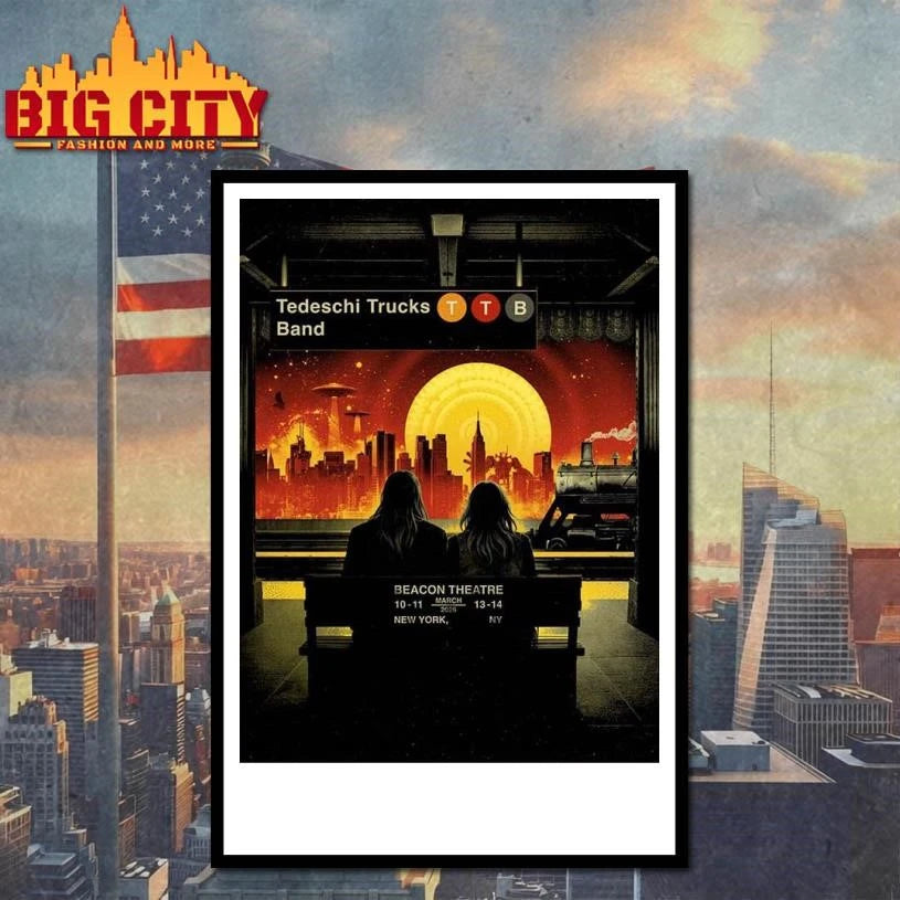 Tedeschi Trucks Band New York 2026 Week 1 Poster Shirt