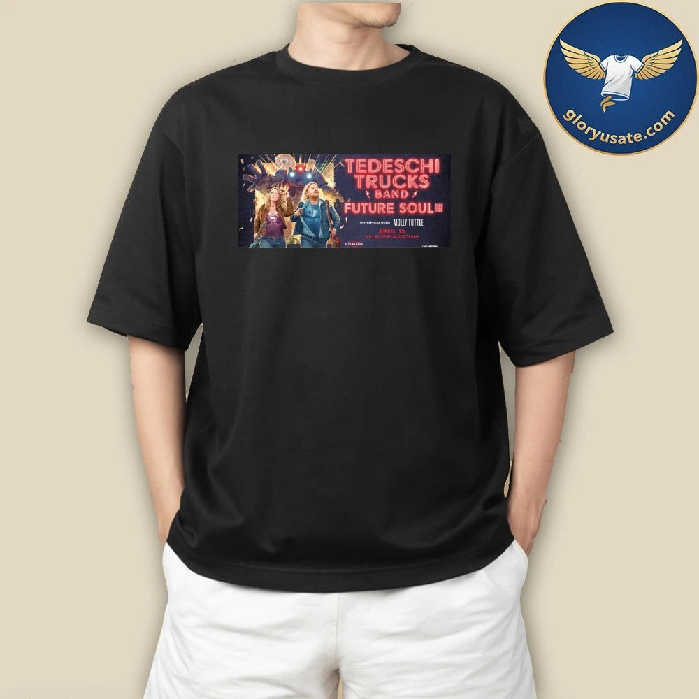 Tedeschi Trucks Band is returning to Will Rogers Auditorium for their Future Soul 2026 Tour Poster Shirt