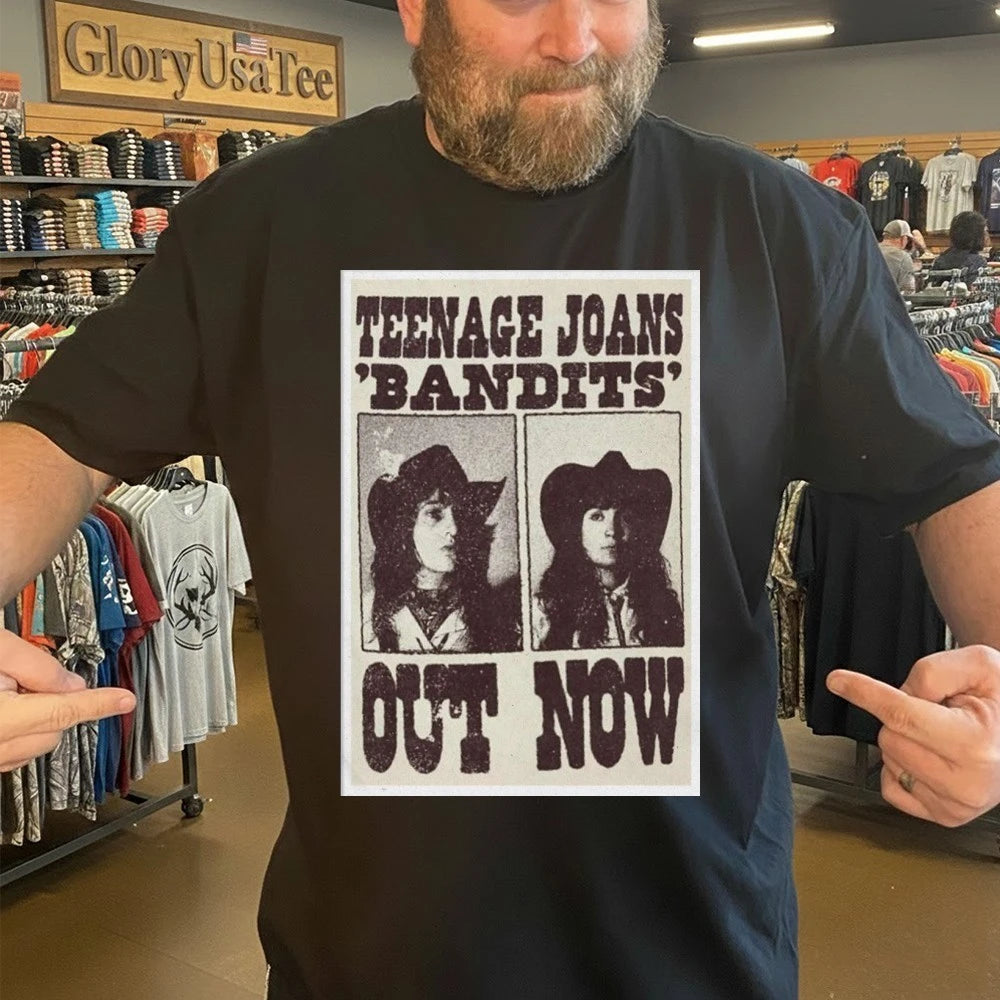 Teenage Joans Bandits Out Now Poster Shirt