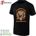 Tell Schrodinger I’m alive and I’m coming for him fierce cat breaking through wood shirt