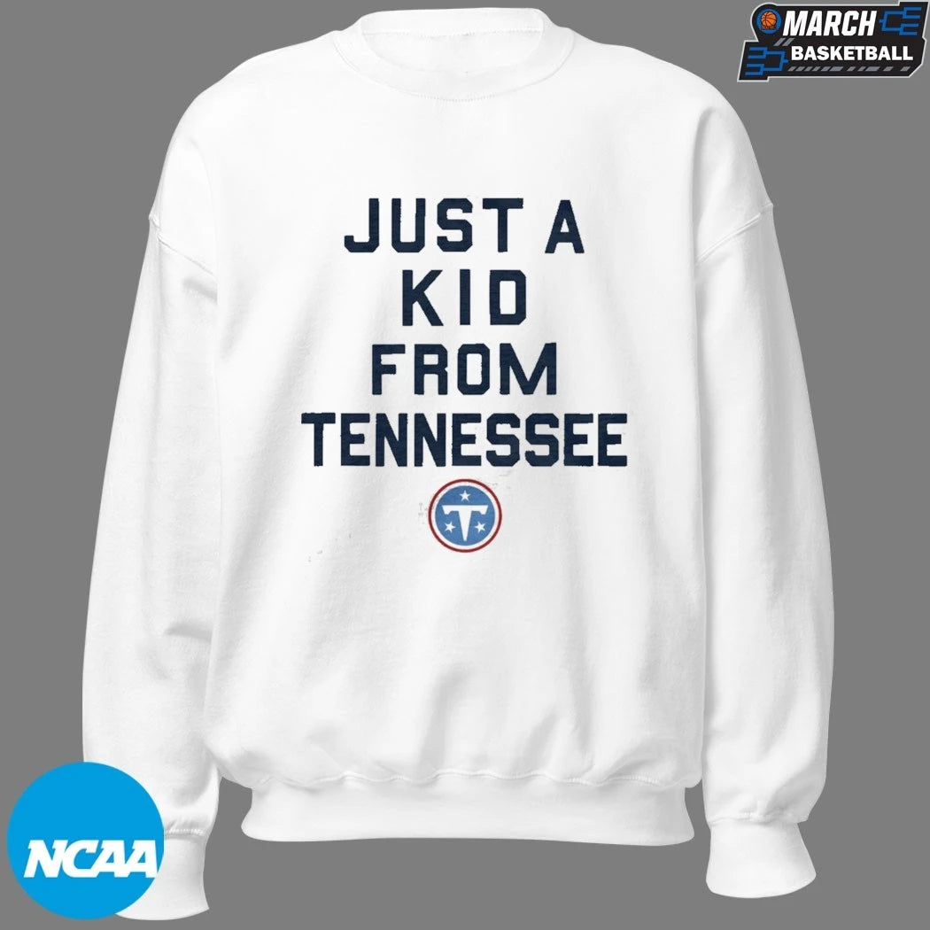 Tennessee Titans Just A Kid From Tennessee T-shirts