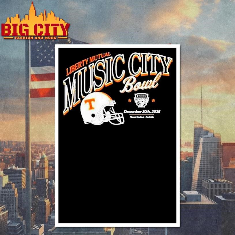 Tennessee Volunrs Liberty Mutual Music City Bowl At Nissan Stadium Nashville On December 30 2025 Helmet Shirt