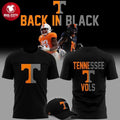 Tennessee Volunteers Football Back In Black 2025 Dark Mode Orange Two Sided Shirt