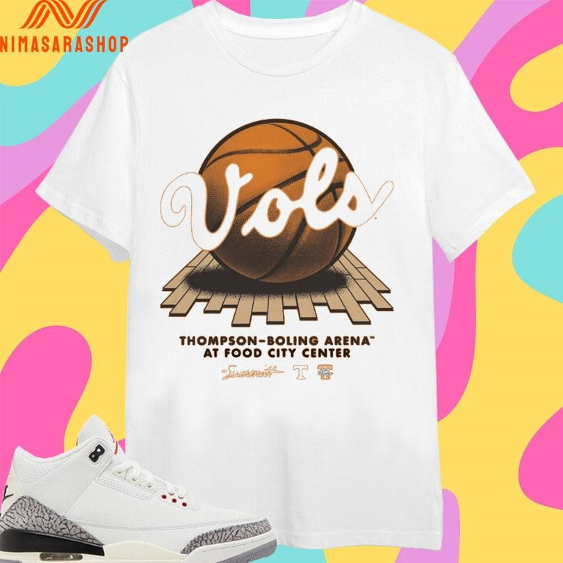 Tennessee Volunteers Men’s Basketball Thompson-Boling Arena At Food City Center Summitt Shirts