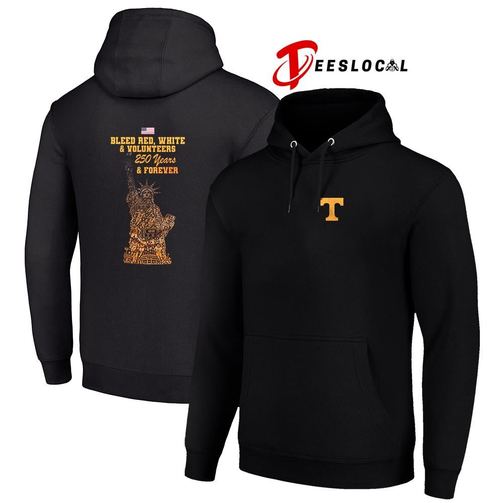Tennessee Volunteers NCAA Independance Day 250 years and forever Statue of Liberty shirt