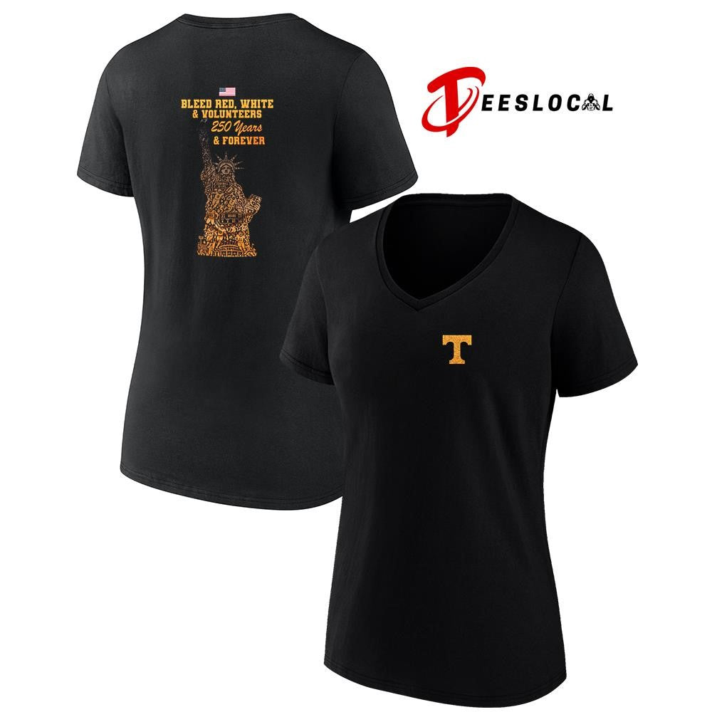 Tennessee Volunteers NCAA Independance Day 250 years and forever Statue of Liberty shirt