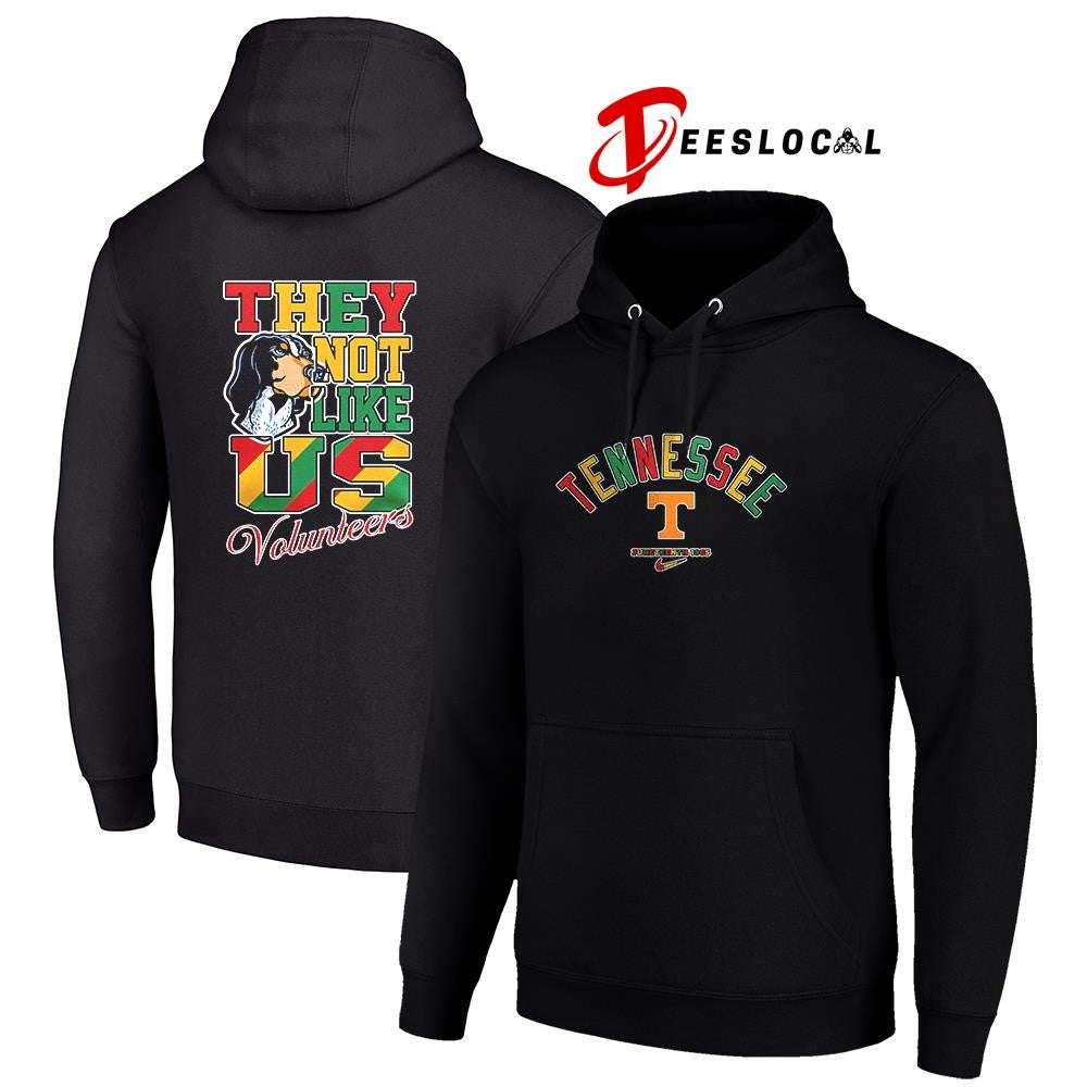Tennessee Volunteers x Juneteenth they not like us shirt