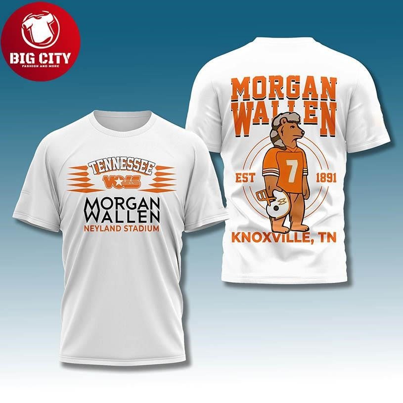 Tennessee Volunteers x Morgan Wallen 2026 Two Sided Shirt