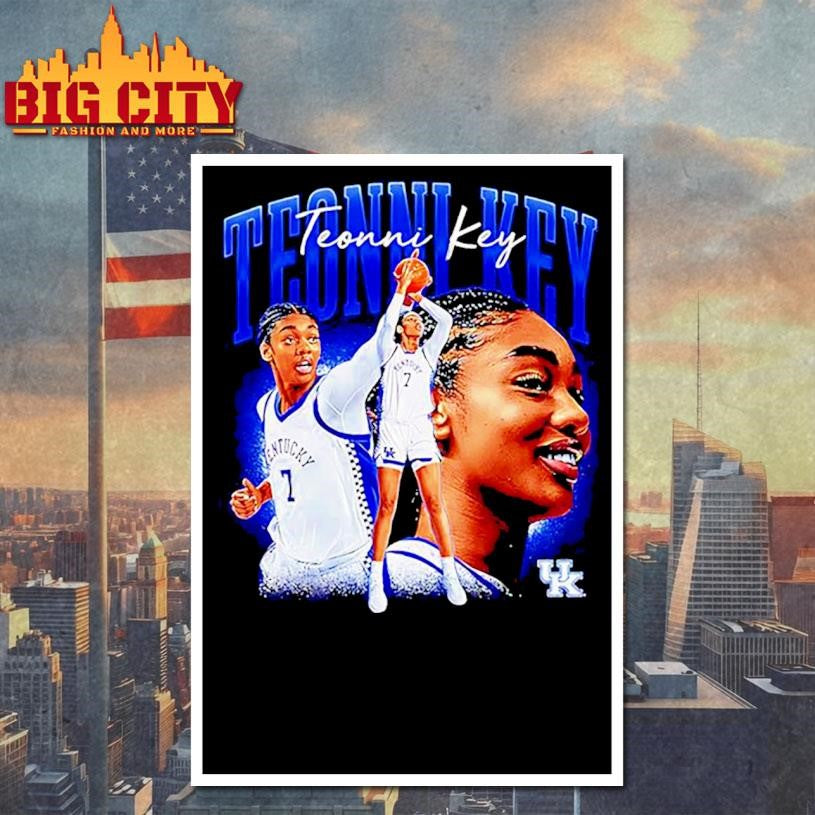 Teonni Key Kentucky Women’s Basketball Collage Shirt