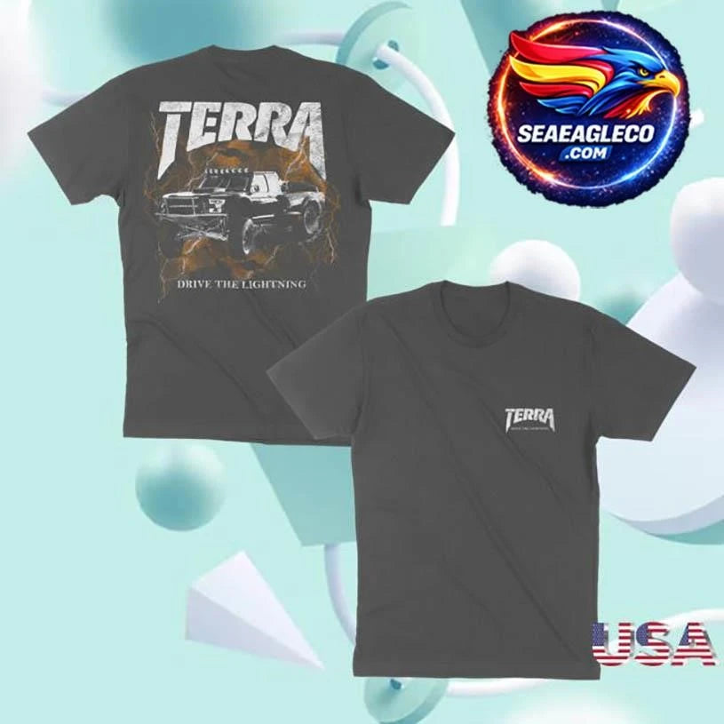 Terry Crew Lightning Rj Charcoal Two Sided Shirt