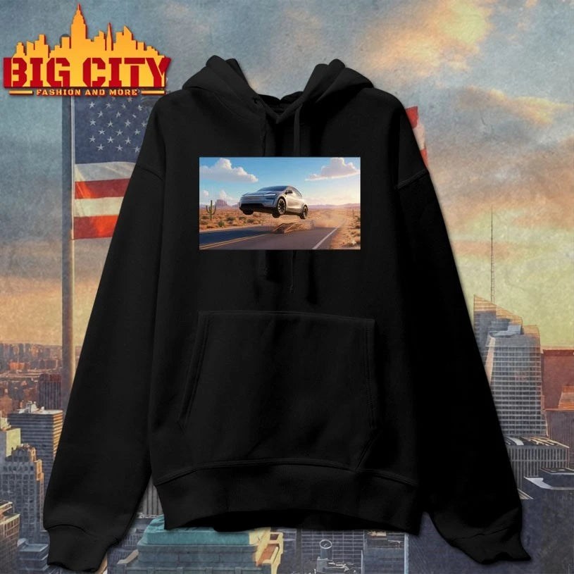Tesla model y only graphic shirt