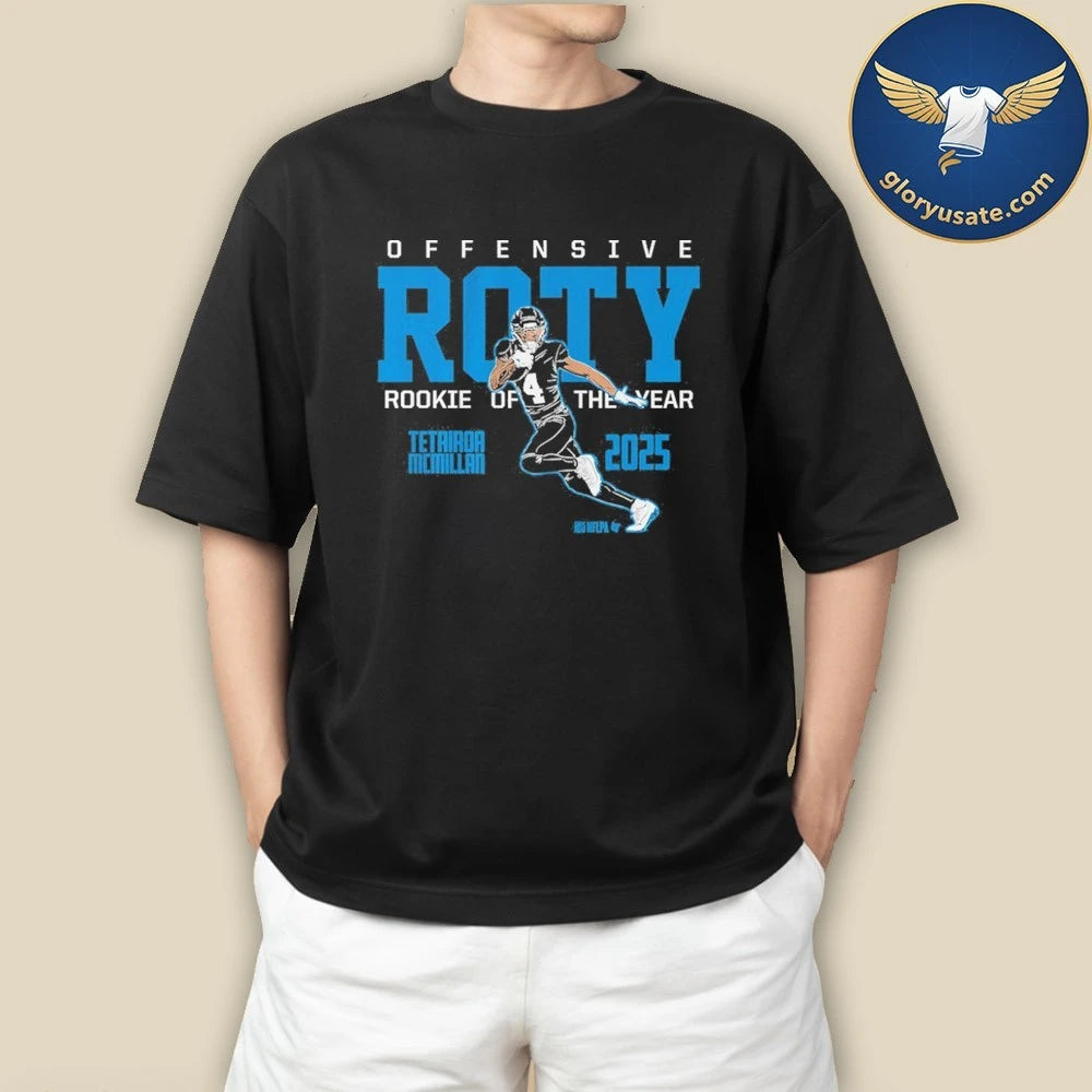 Tetairoa McMillan 2025 Offensive Rookie of the Year Shirt