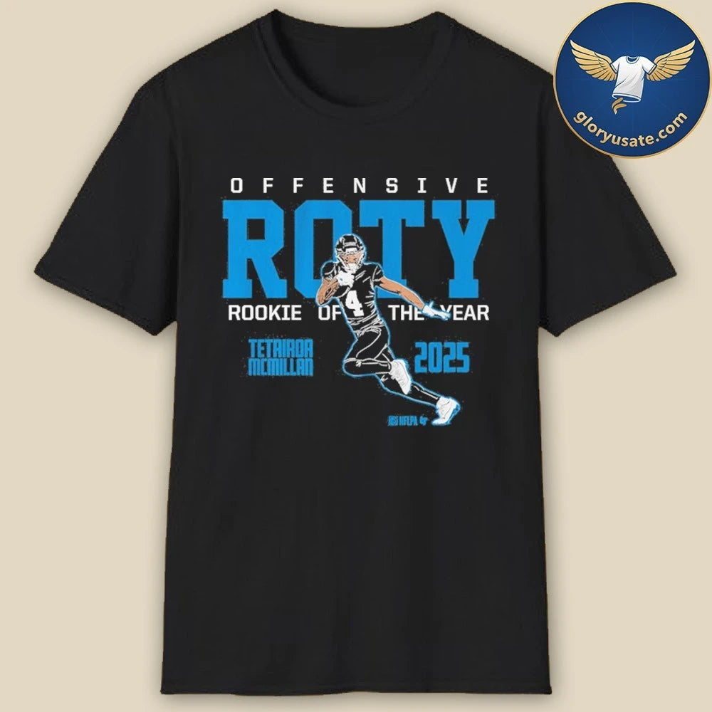 Tetairoa McMillan 2025 Offensive Rookie of the Year Shirt