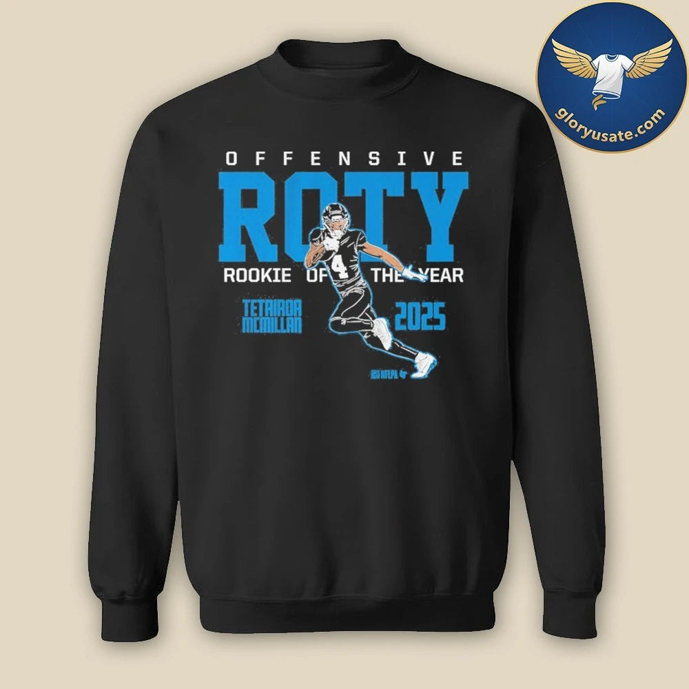 Tetairoa McMillan 2025 Offensive Rookie of the Year Shirt