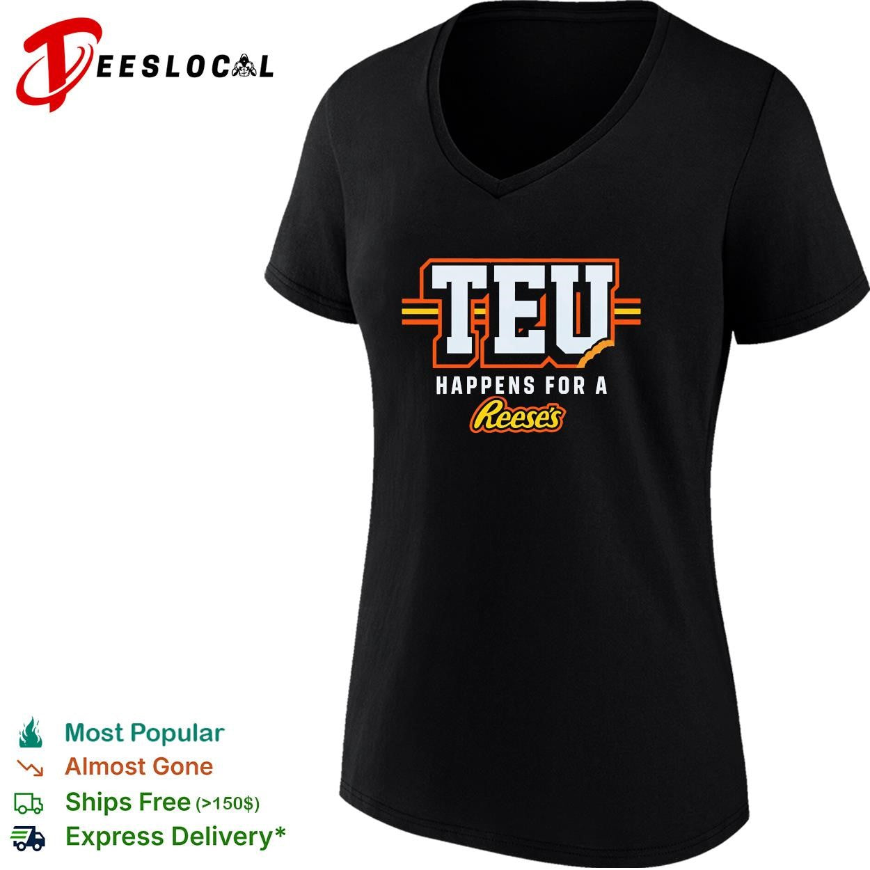 Teu happens for a Reese’s shirt