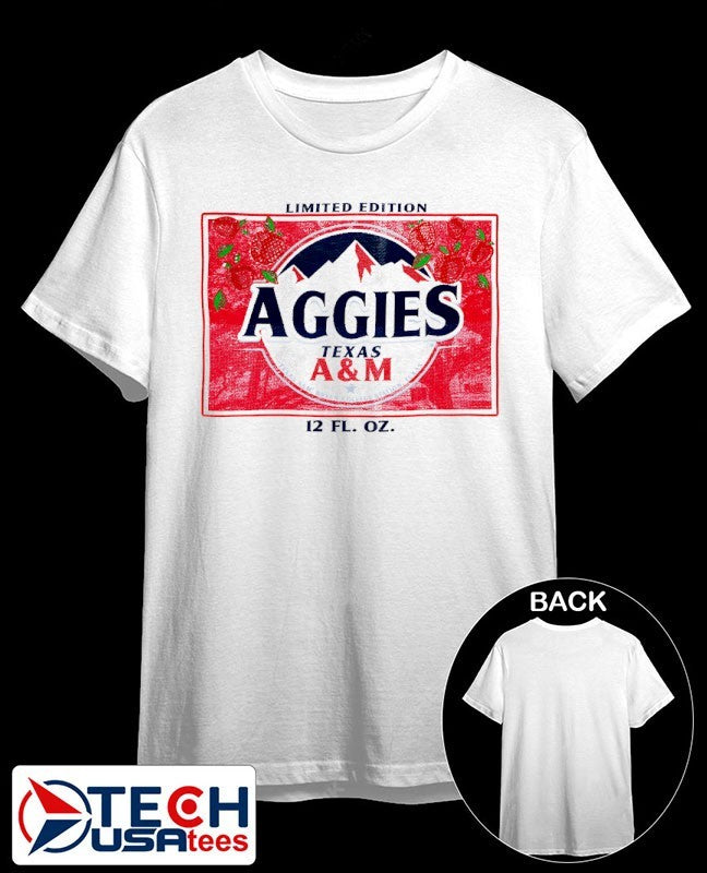 Texas A and M Aggies limited edition 12 FL OZ shirt