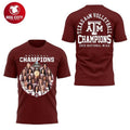 Texas A&amp;M Aggies 2025 NCAA Women’s National Champions Volleyball Two Sided Shirt