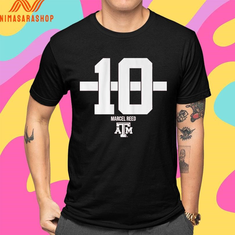 Texas A&amp;M Aggies Football Marcel Reed 10 Stripe Shirts