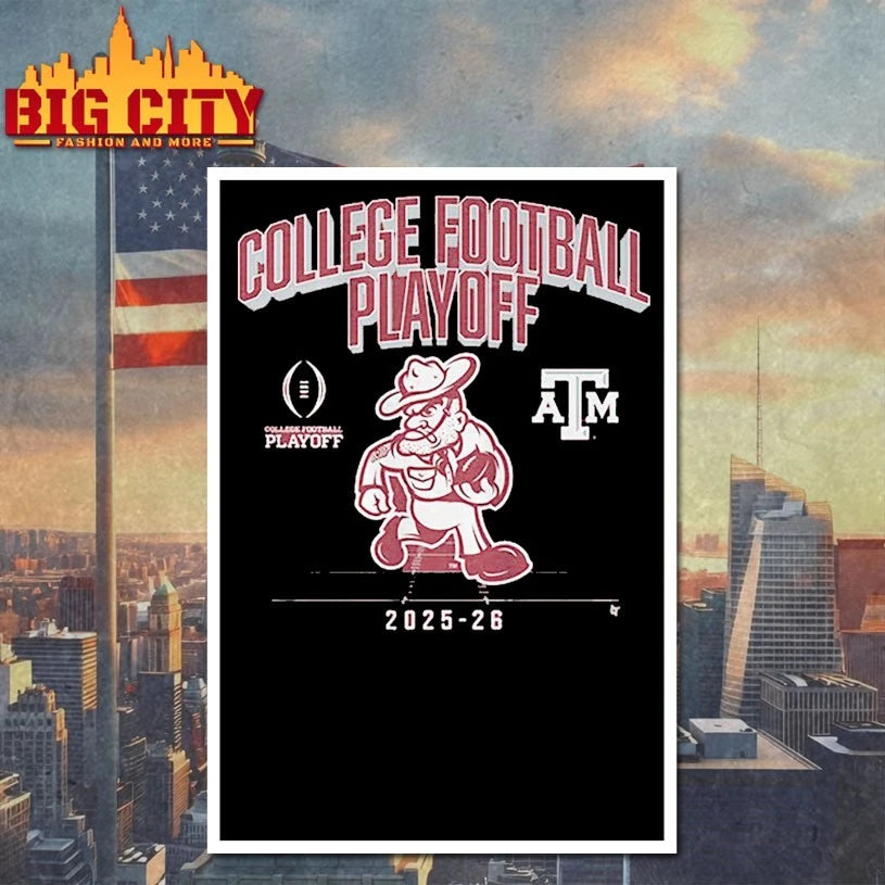 Texas A&amp;M College football playoff 2025 CFP Mascot shirt