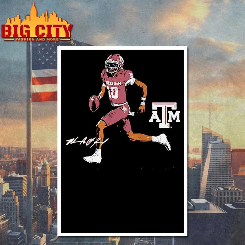 Texas A&amp;M Football Marcel Reed Superstar Pose signature shirt