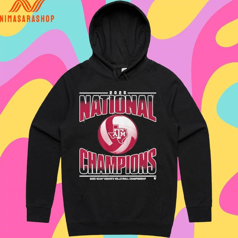 Texas A&amp;M Volleyball National Champions 2025 Ncaa Women’s Volleyball Championship Shirts