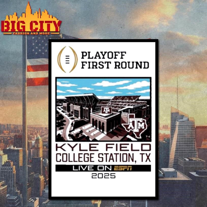 Texas Am Aggies Cfp 1st Round Live From Kyle Field Shirt