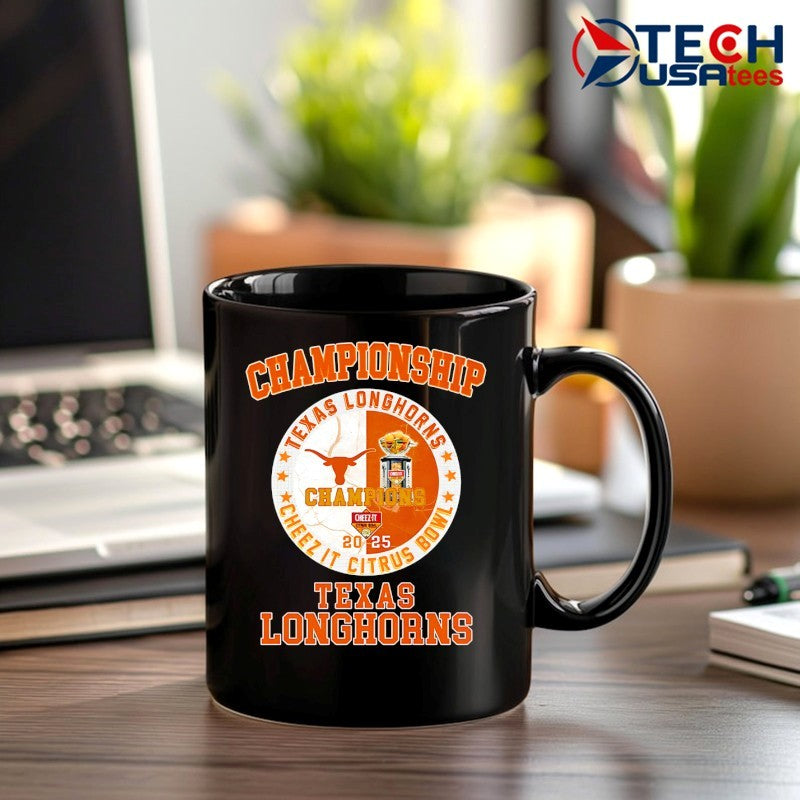 Texas Longhorns 2025 Cheez-It Citrus Bowl Champions logo shirt