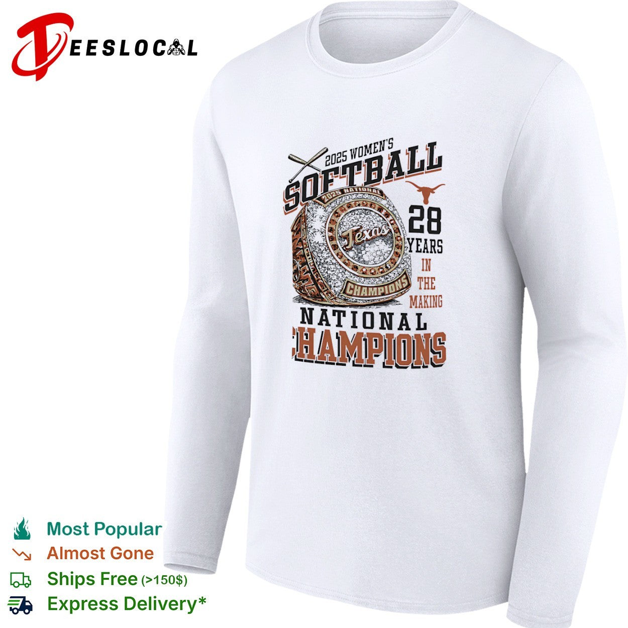 Texas Longhorns 2025 Softball National Champions 28 Years in the Making shirt