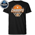 Texas Longhorns 2026 SEC Women’s Basketball Tournament Champions Locker Room Logo Shirt