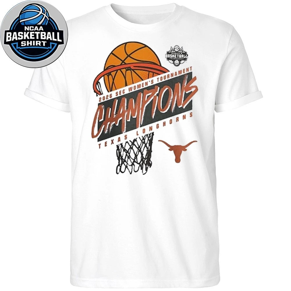 Texas Longhorns 2026 SEC Women’s Basketball Tournament Champions Logo Shirt