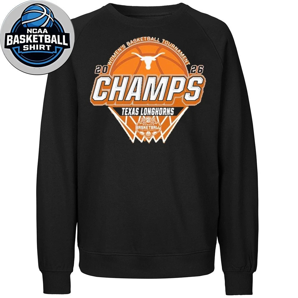 Texas Longhorns 2026 SEC Women’s Basketball Tournament Champions Shirt
