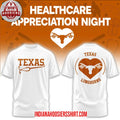 Texas Longhorns Healthcare Appreciation Night 2026 MLB Logo Two Sided Hoodie Shirts