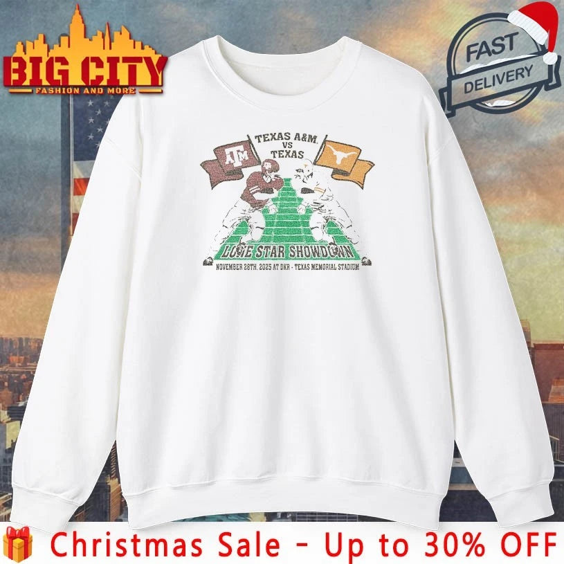 Texas Longhorns Ivory Vs Texas A&amp;M Lone Star Showdown 2025 Shirt