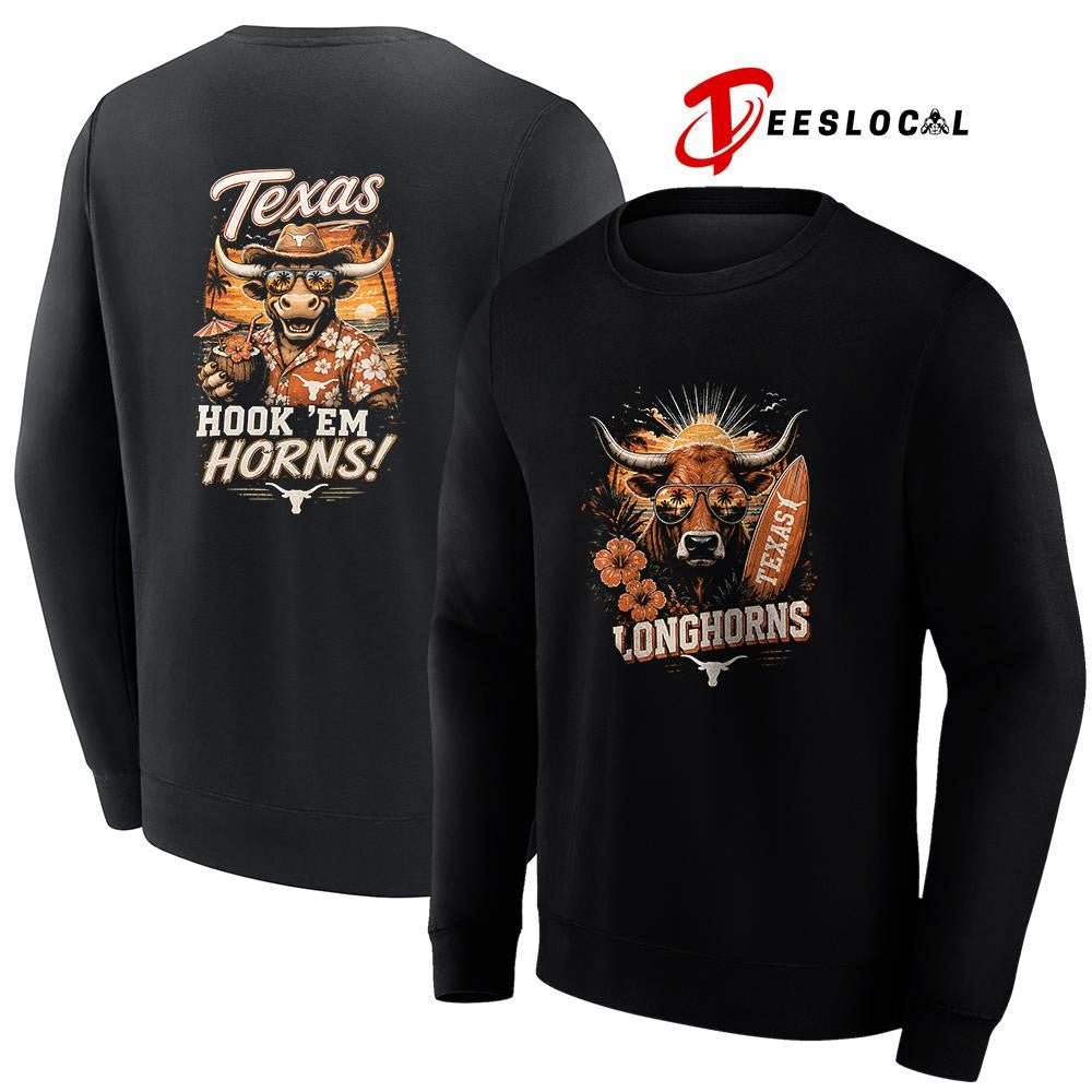 Texas Longhorns NCAA Tropical mascot shirt