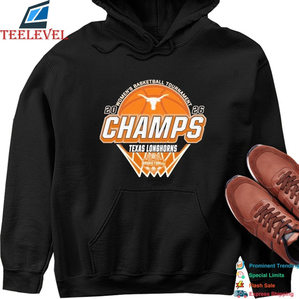 Texas Longhorns Women’s Basketball 2026 SEC Tournament Champions T-shirts