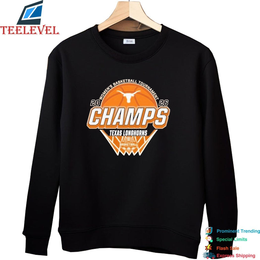 Texas Longhorns Women’s Basketball 2026 SEC Tournament Champions T-shirts