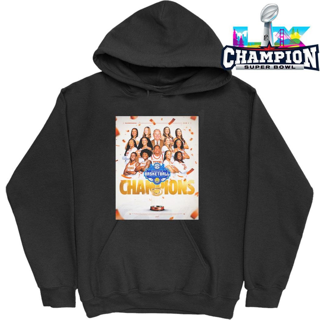 Texas Longhorns Women’s Basketball 2026 Sec Tournament Champions Shirt