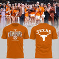 Texas Longhorns Women’s Basketball x CHAMPS Logo Two-Sided Graphic T-Shirt