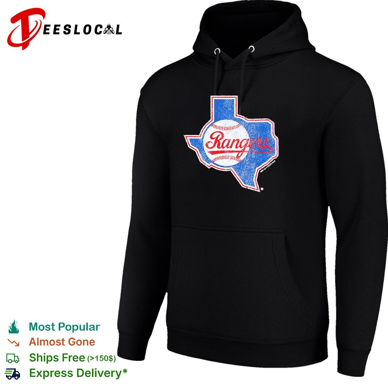 Texas Rangers baseball Texas map shirt